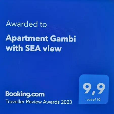 Gambi With Sea View Apartment Zadar